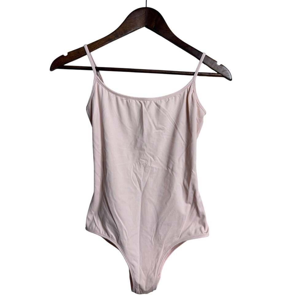 Laura Urbinati Tilda Pink One Piece Swimsuit Italian Minimalist Scoop Back US 6